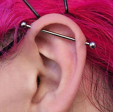 Industrial Piercing (Front)