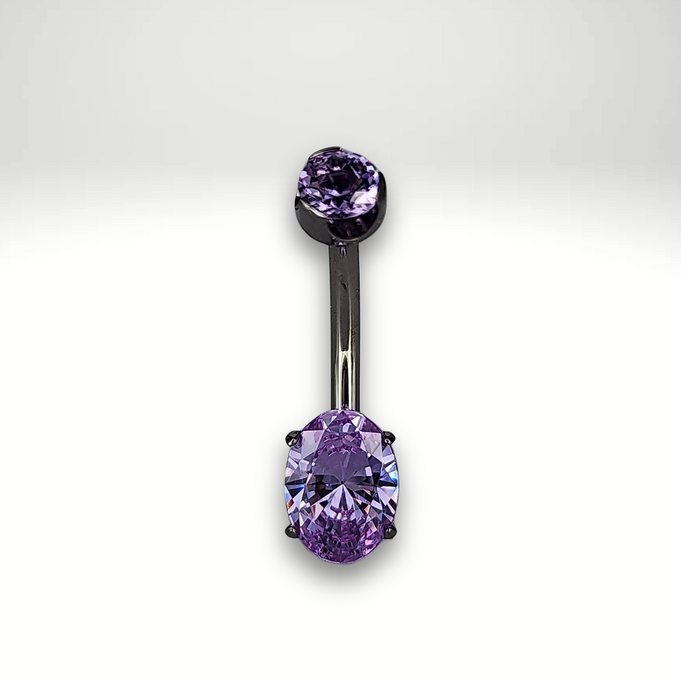 Thumbnail: Oval Prong Navel Curve