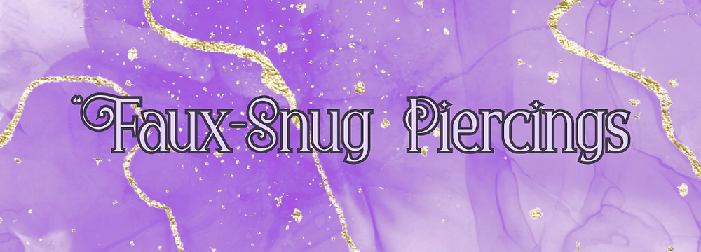 Faux-Snug Piercing Banner