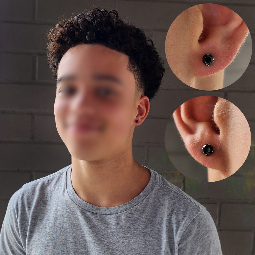 Little(ish) Lobes with Black CZs from Neometal