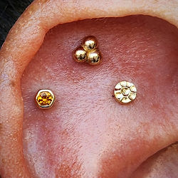 Triple Flat w/ Yellow Gold from BVLA