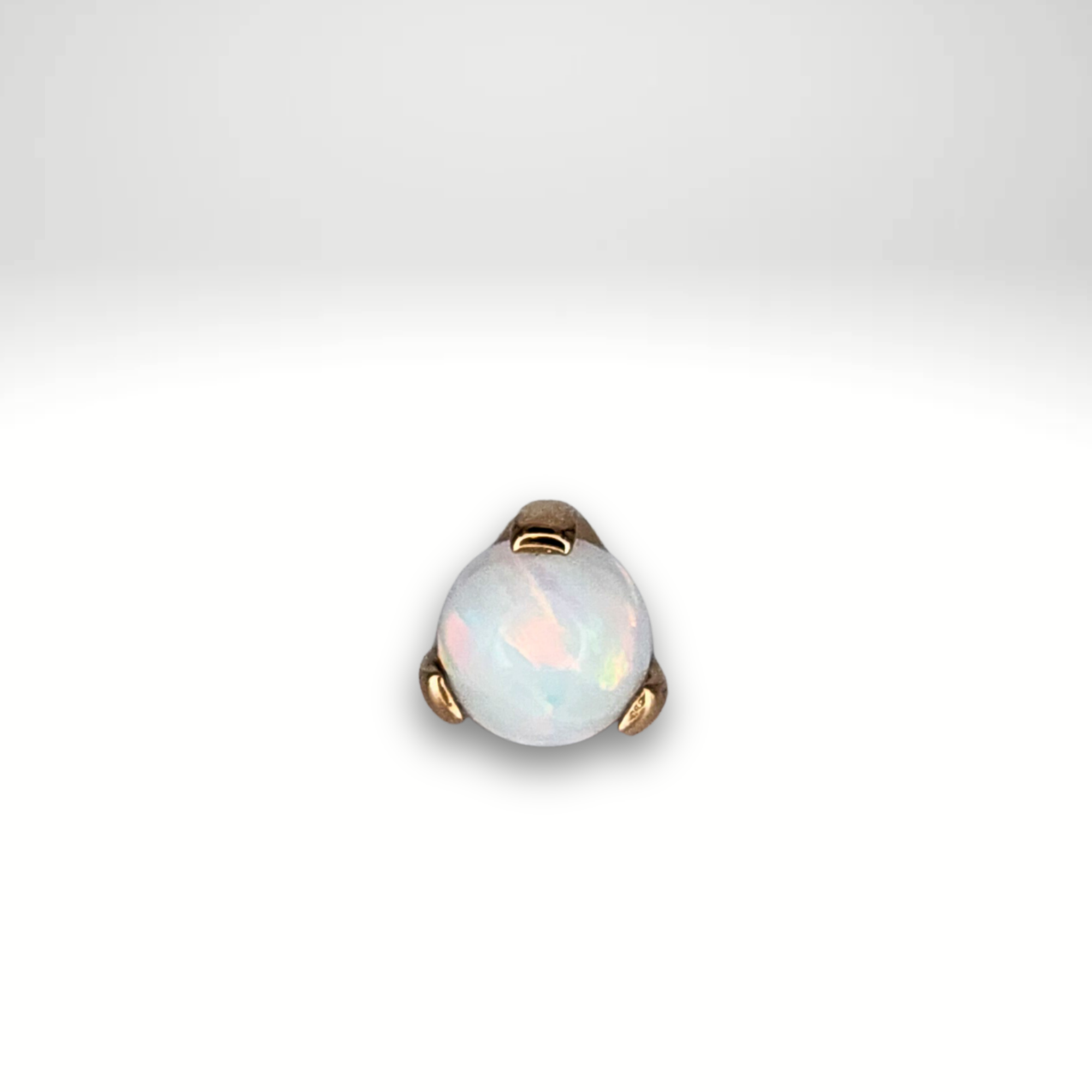 Claw Set RG Sphere Gem Ends (Faux-pal)