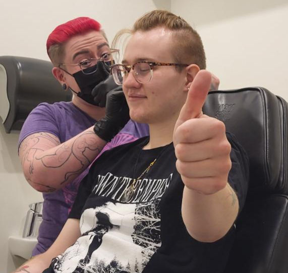 Thumbs up piercing 2025