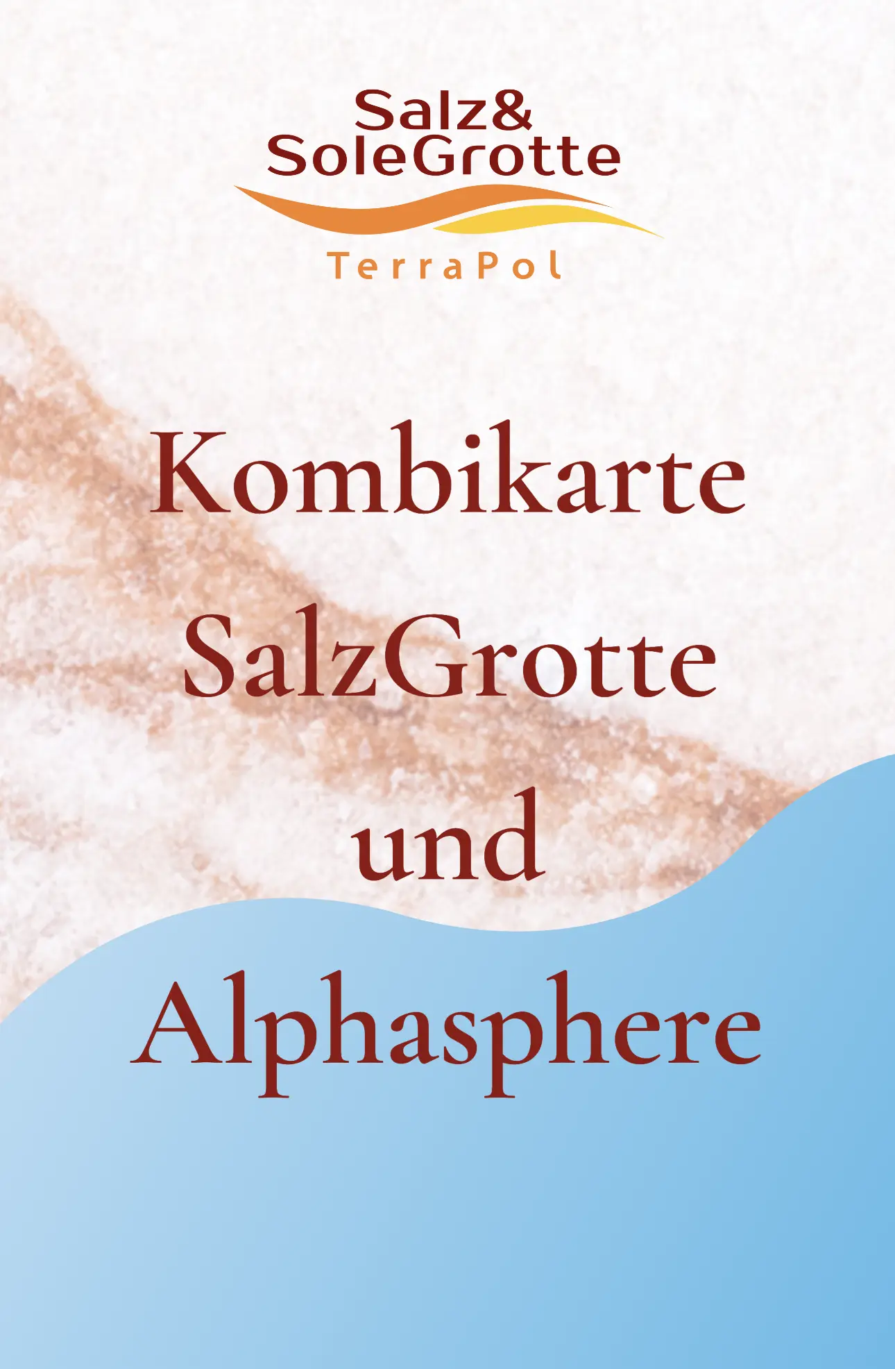 Kombikarte SalzGrotte und Alphasphere vorne