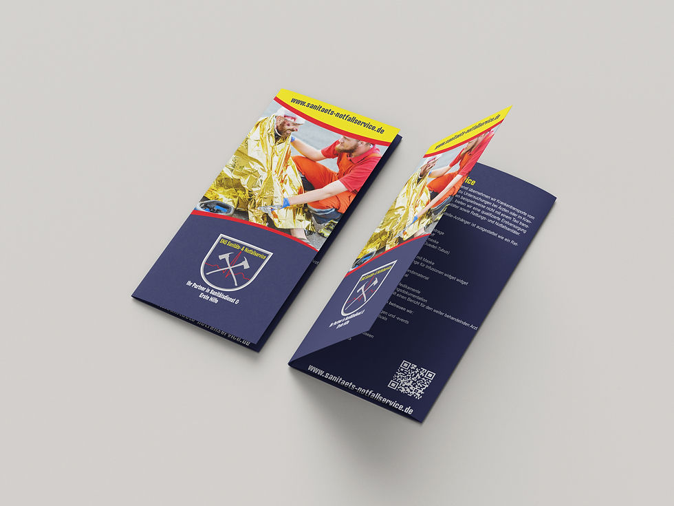 SNS Sanitäts- & Notfallservice Flyer