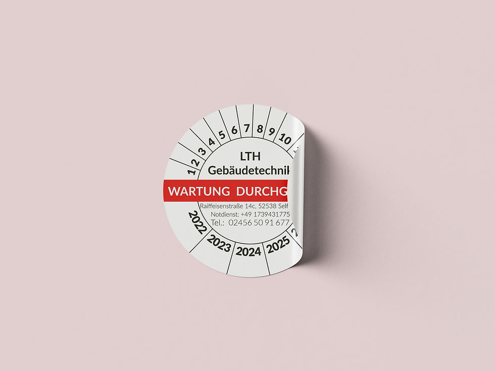 LTH Prüfplakette Aufkleber