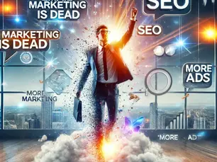 A man embarking on a journey to debunk marketing myths
