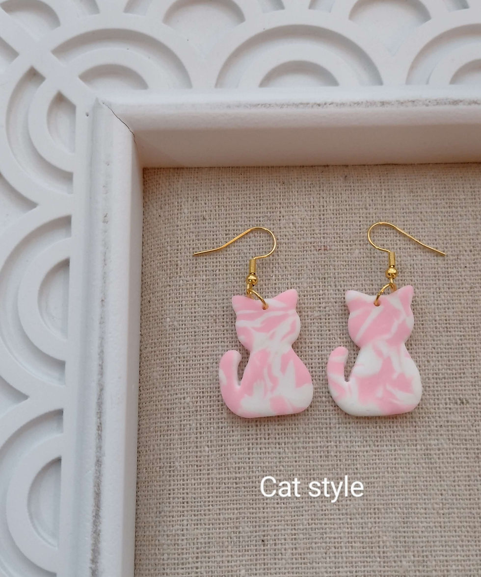 Thumbnail: Cat Design - Pink and White 