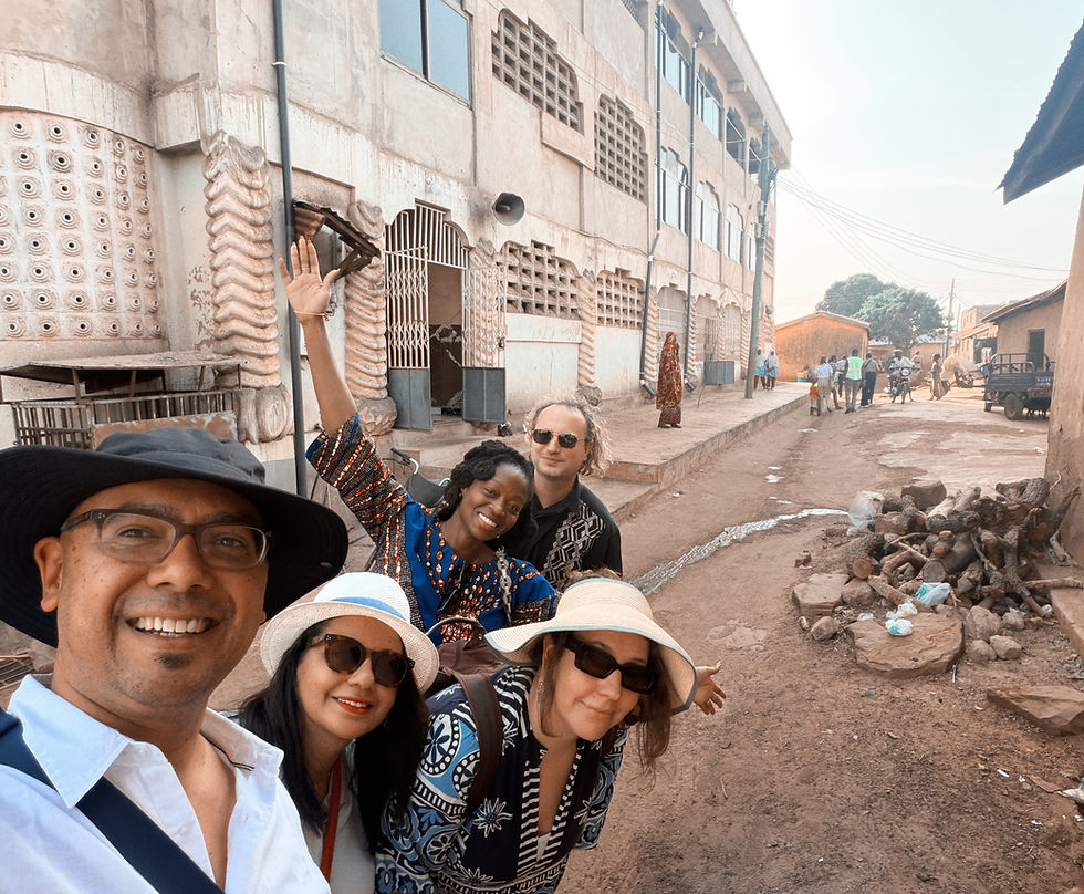 - Photo taken on a development mission to Ghana in January 2026 - 