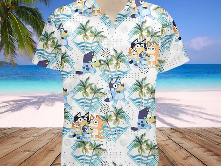 What makes a Bluey Hawaiian shirt perfect for men?