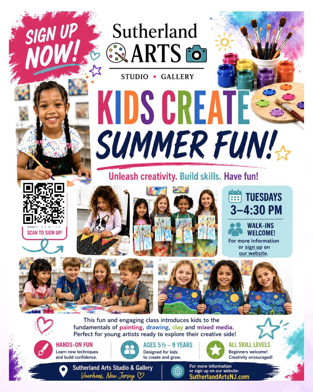 Thurs Kids Create Summer Fun- 3- 4:30 PM