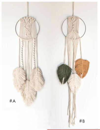थंबनेल: Boho  Feather Macramé