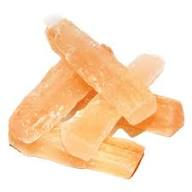 raw orange selenite