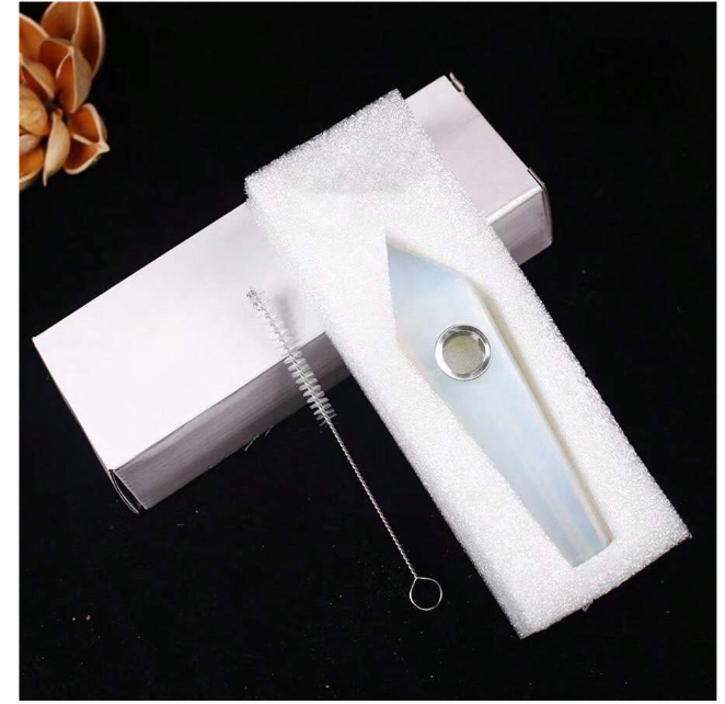 Thumbnail: Natural Raw Stone Polished Pipe Six-Sided Single-Point