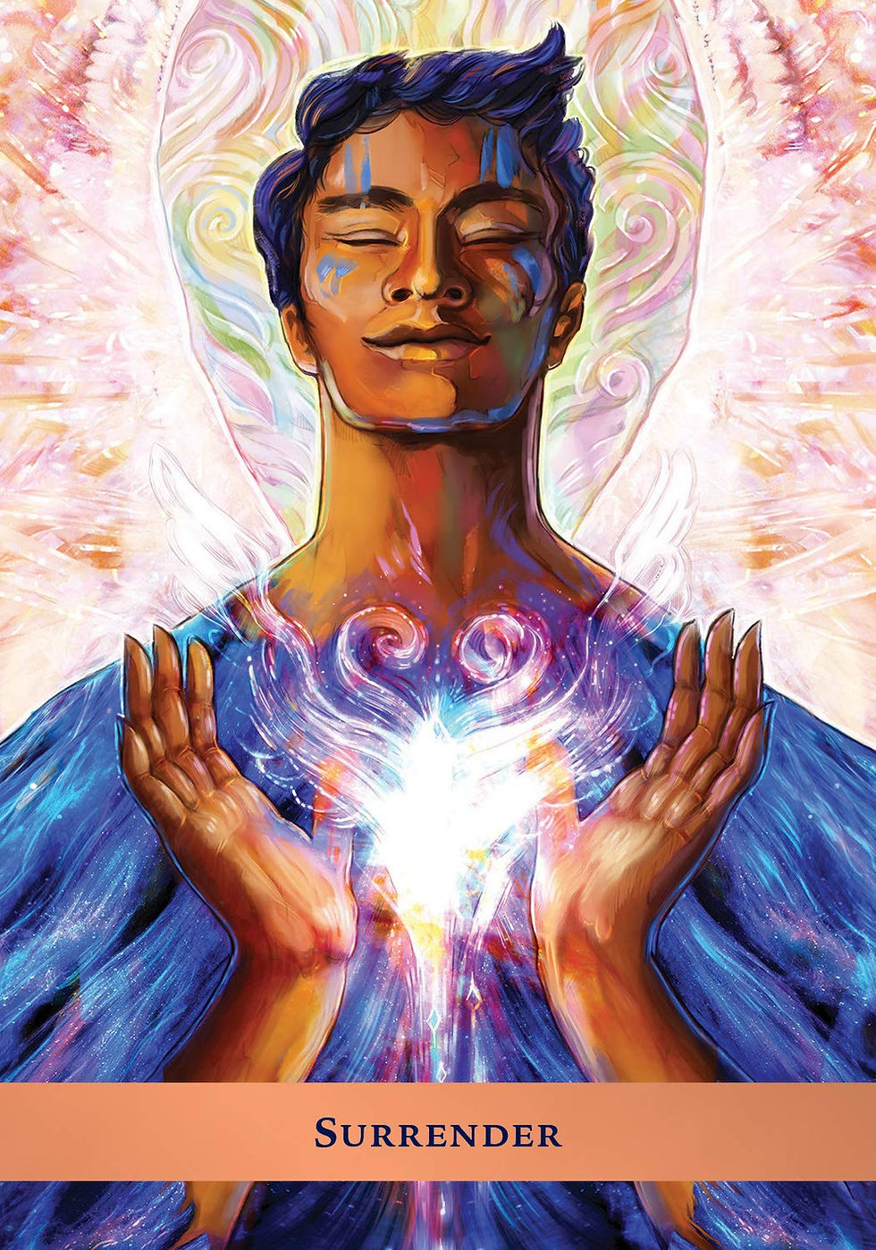 Miniatura: The Angel Guide Oracle: A 44-Card Deck and Guidebook