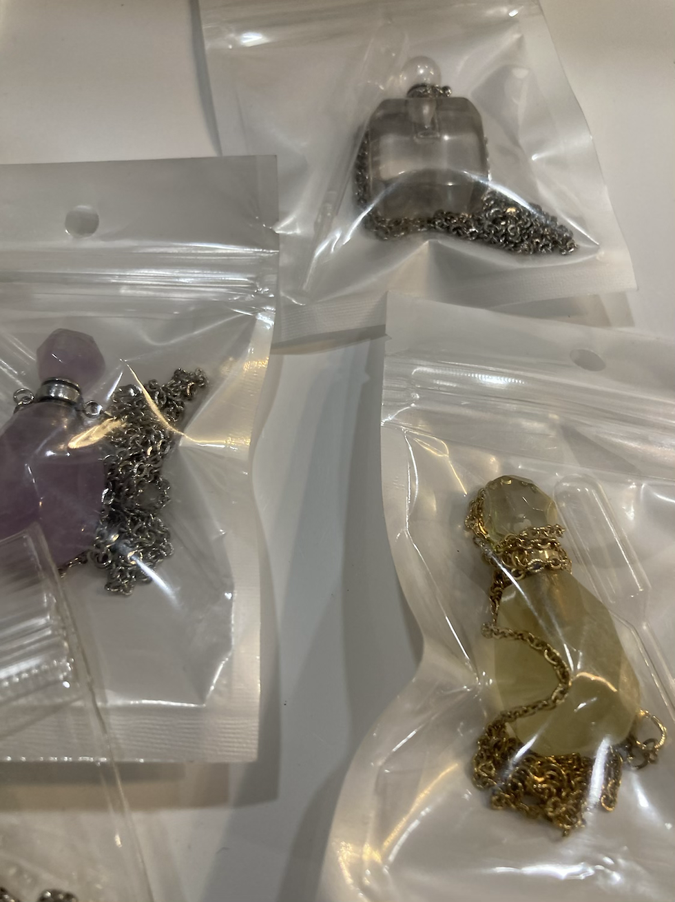 Miniatura: Crystal essential oil locket