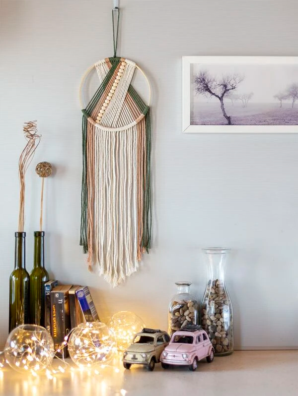 Thumbnail: 1pc Woven Tassel Wall Hanging