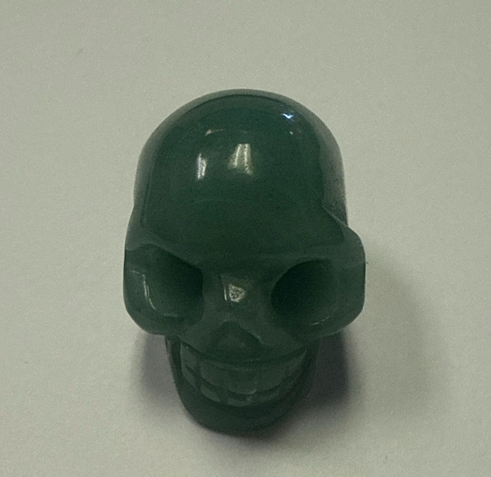 Mini Jade Crystal Skull