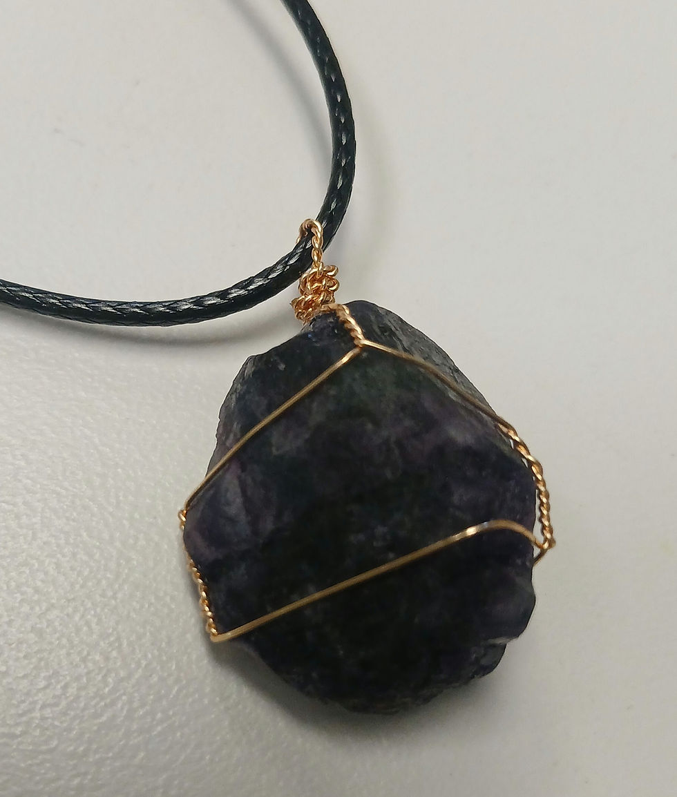 Fluorite Crystal necklace