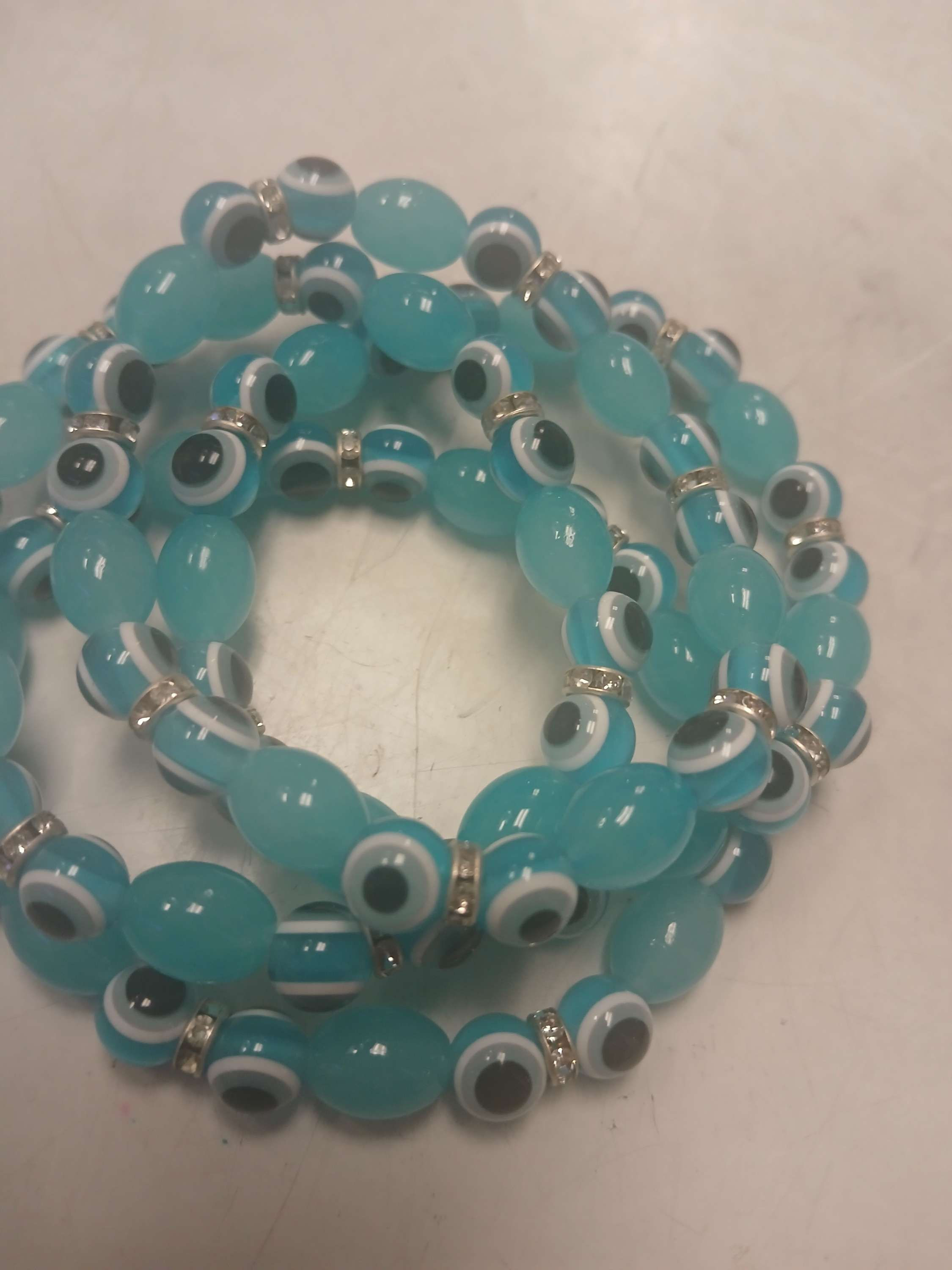 Light blue evil eye