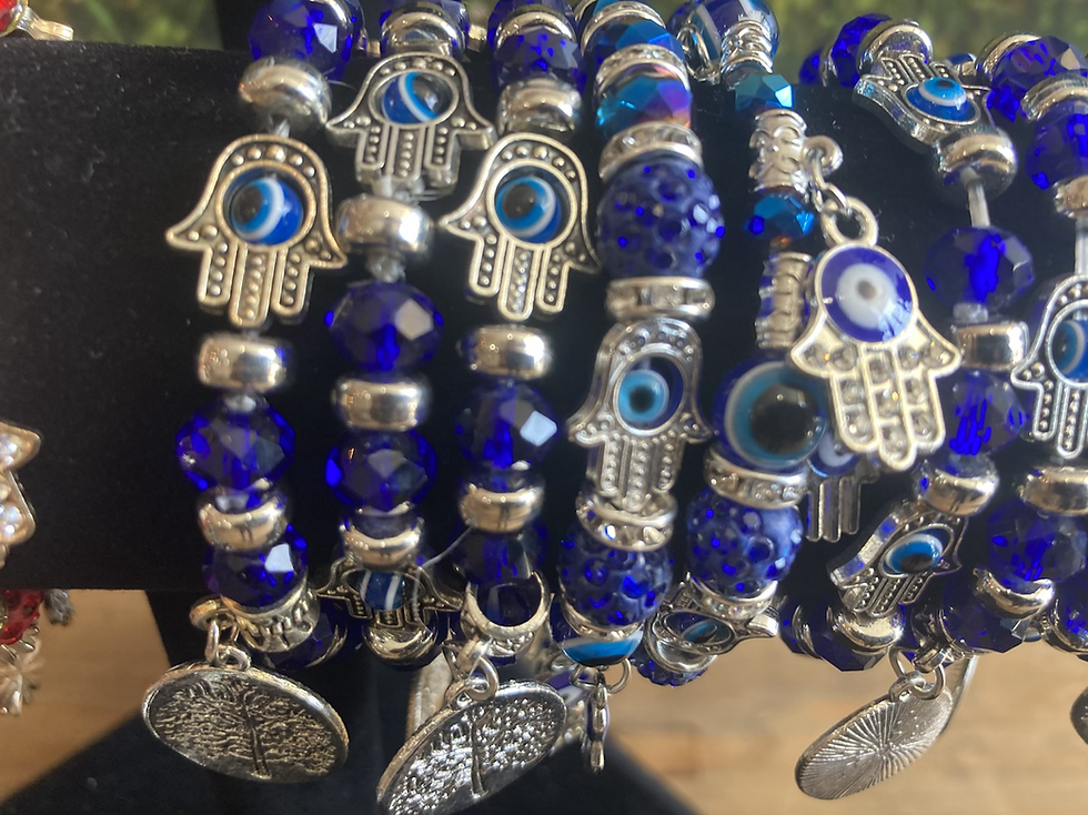 Thumbnail: Evil eye bracelets