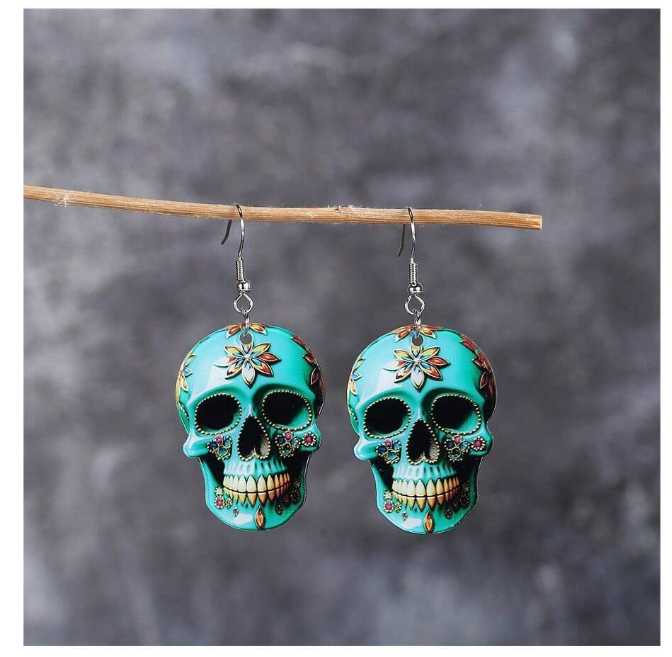 Thumbnail: Sugar Skull Earrings