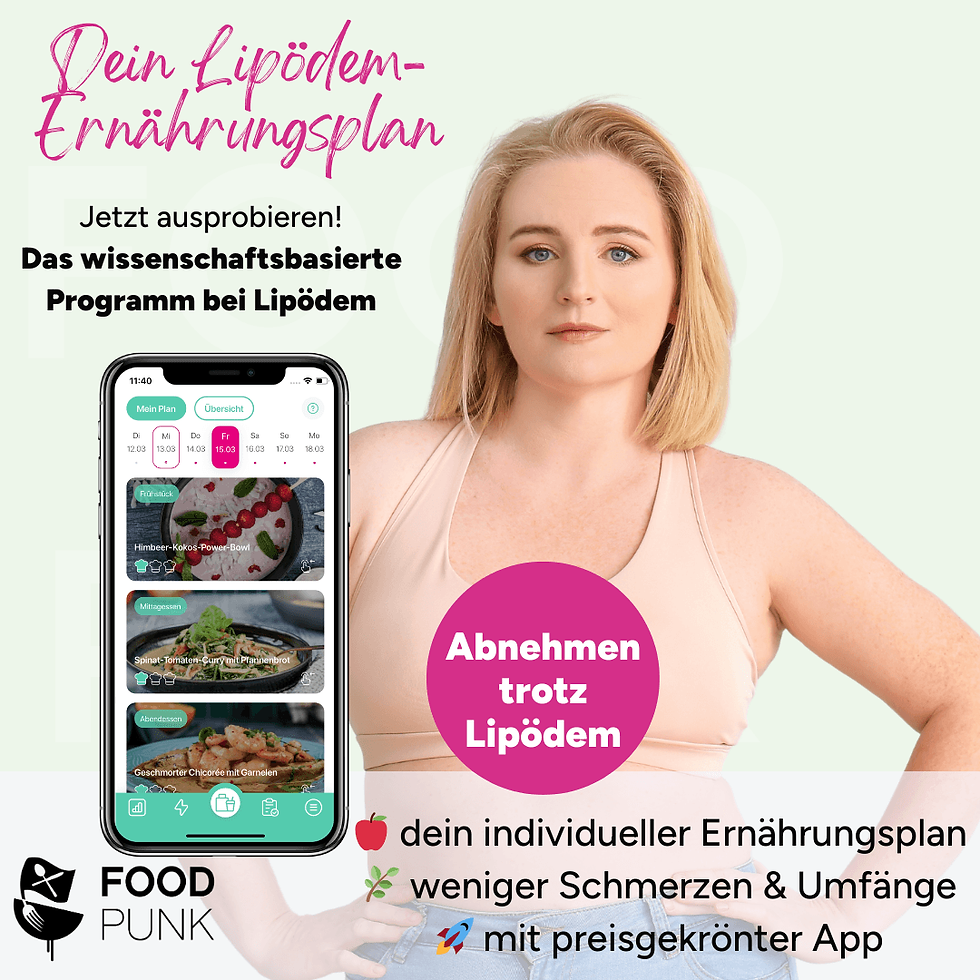 Lipödem Ernährungsplan
