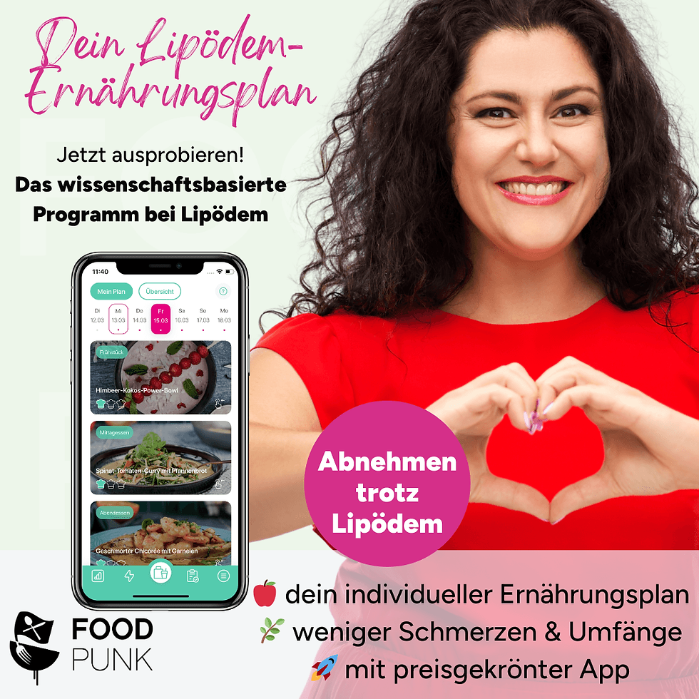 Lipödem Ernährungsplan