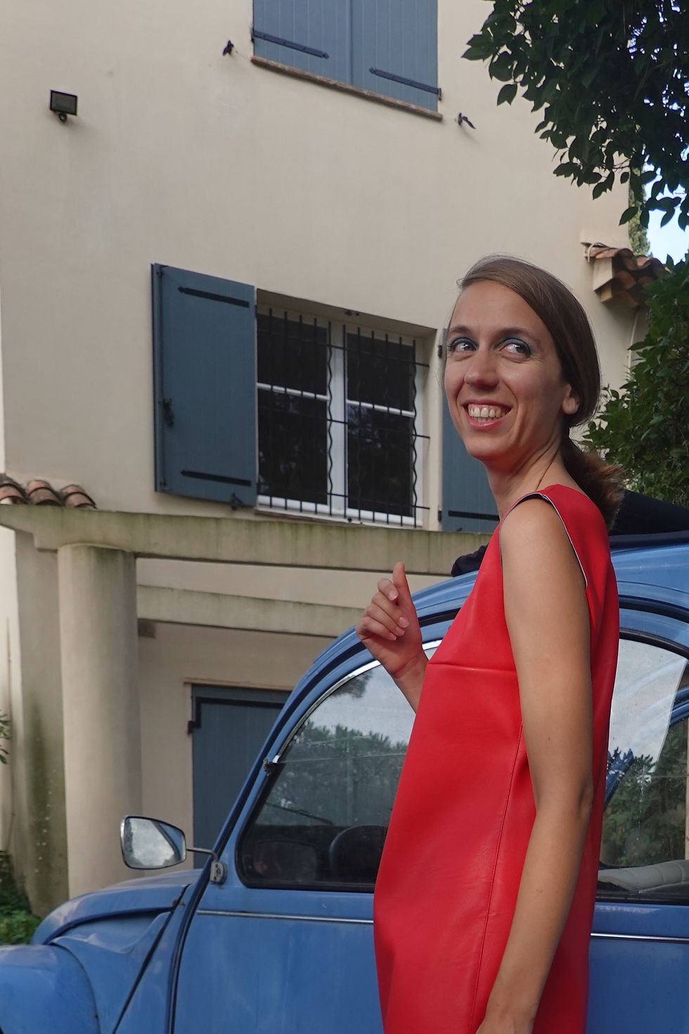 Miniature : Robe Assoulet sans manches effet cuir