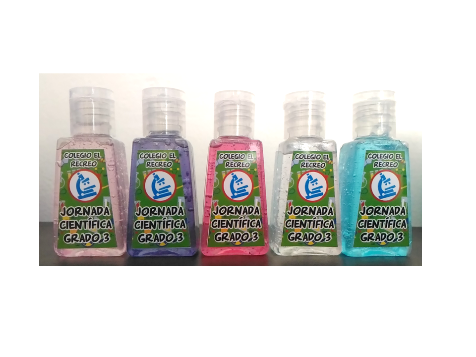 Miniatura: Gel Antibacterial 37 ml con sticker Personalizado para toda clase de eventos