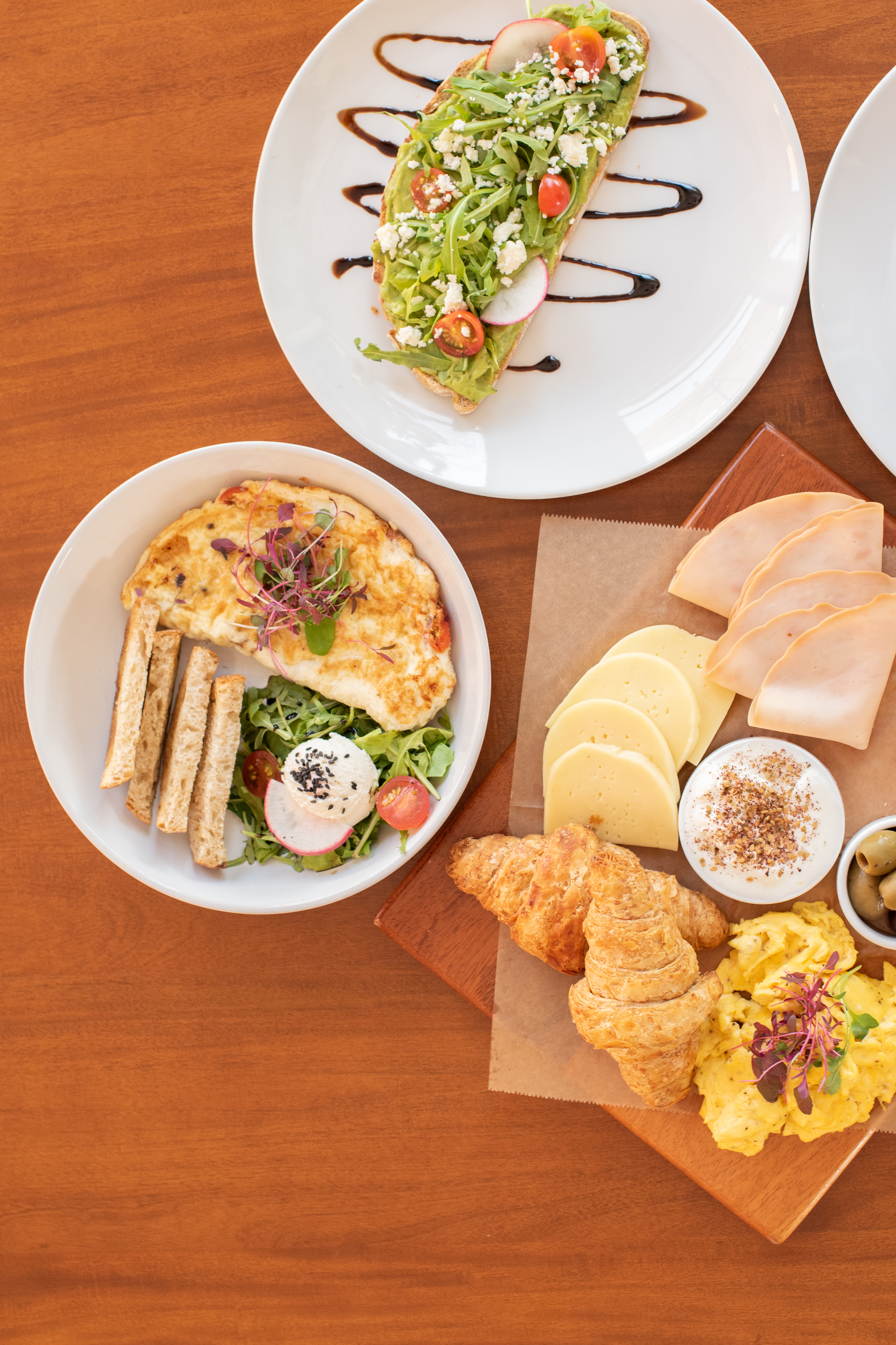 Arranged Food and Objects