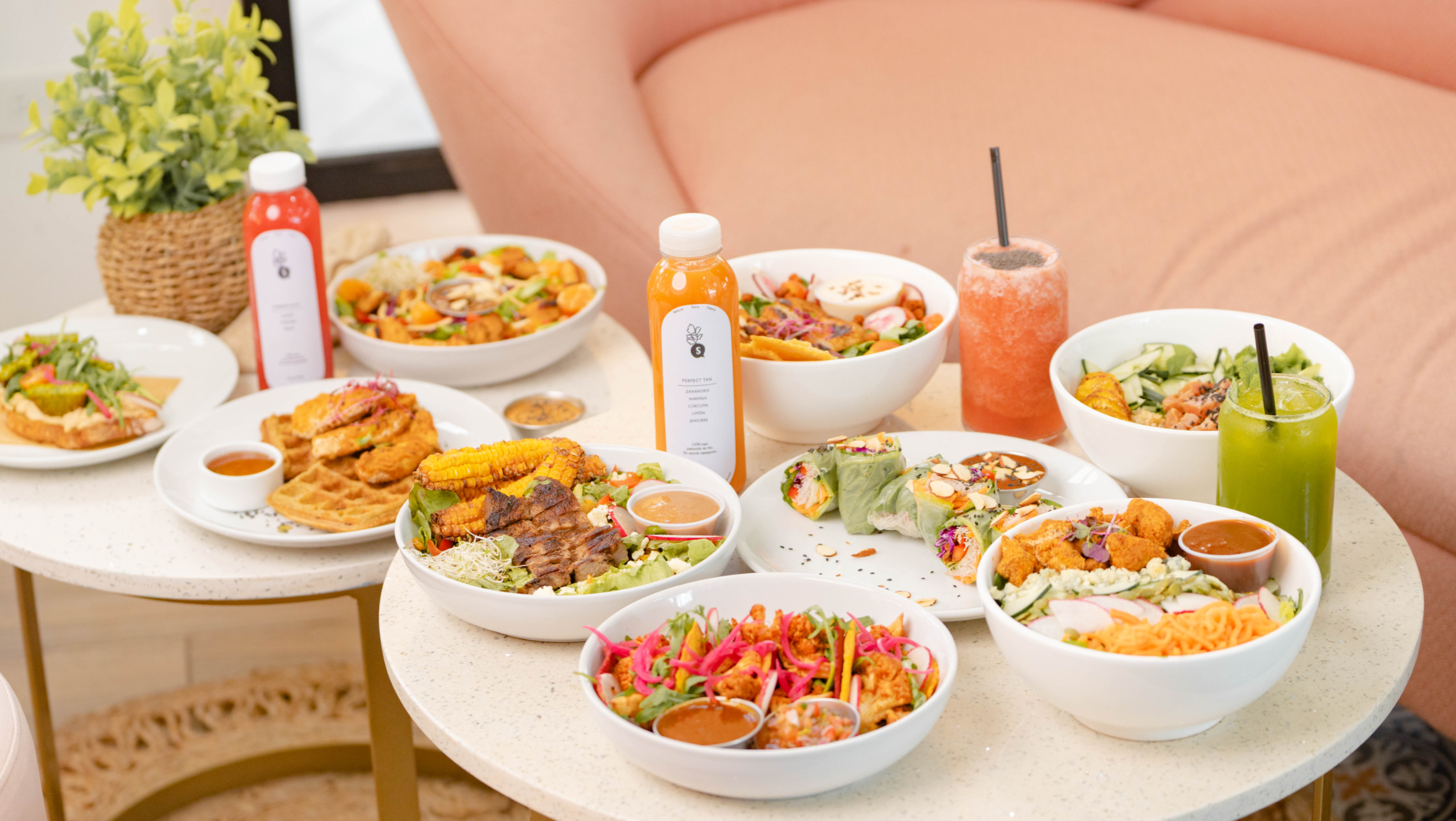 Arranged Food and Objects