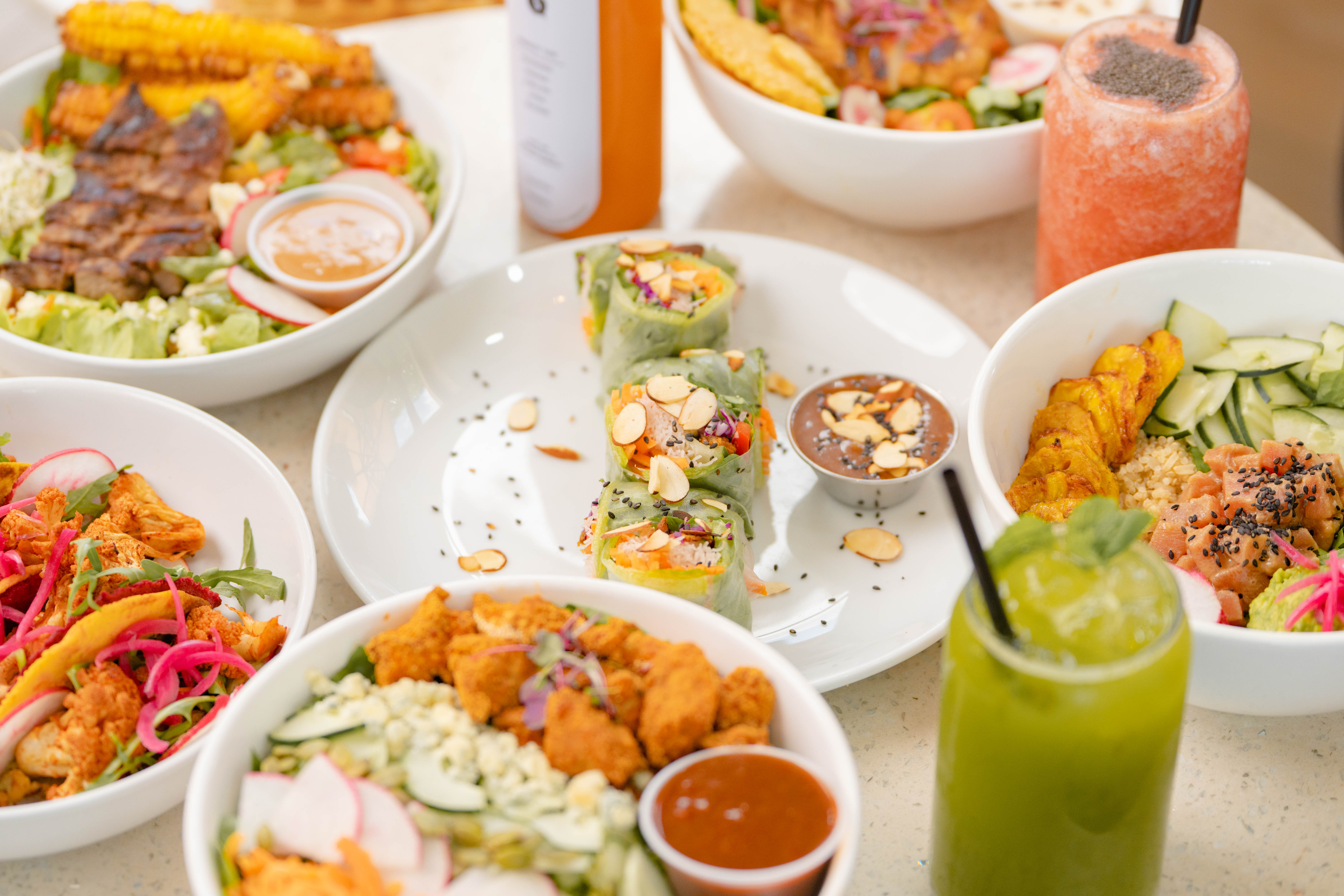 Arranged Food and Objects
