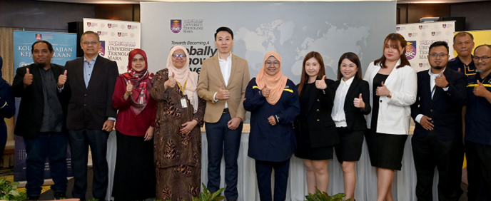 UiTM 与 Falcon Safe Marketing Sdn Bhd 和Urusan Teknologi Wawasan Sdn Bhd (UTW)签署谅解备忘录