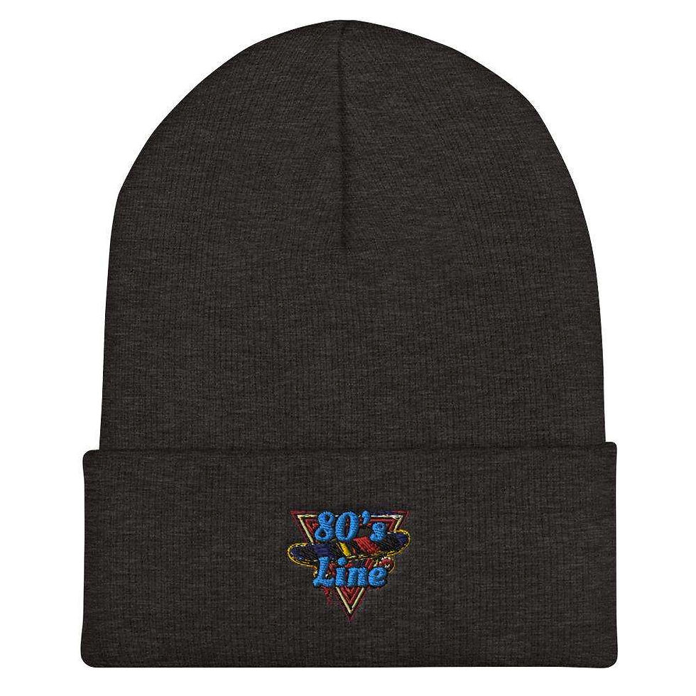 Thumbnail: 80's Line Cuffed Beanie