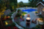 Arial Firepit:Pool