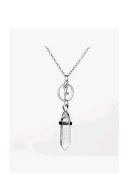 Clear Quartz Necklace in Gift Box