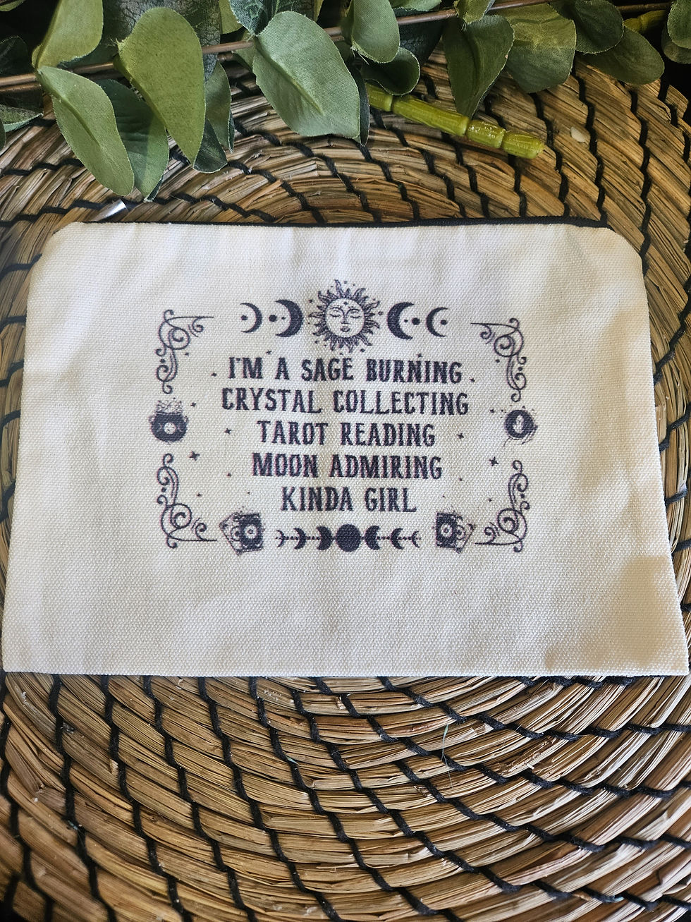 I'm A Sage Burning Make Up Bag