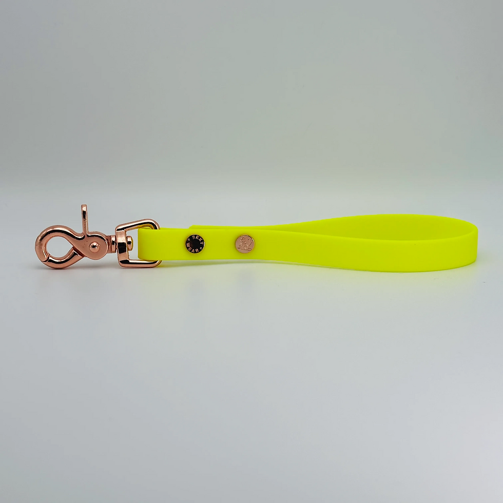 Thumbnail: Mini Me Match Wristlet (Neon Yellow)