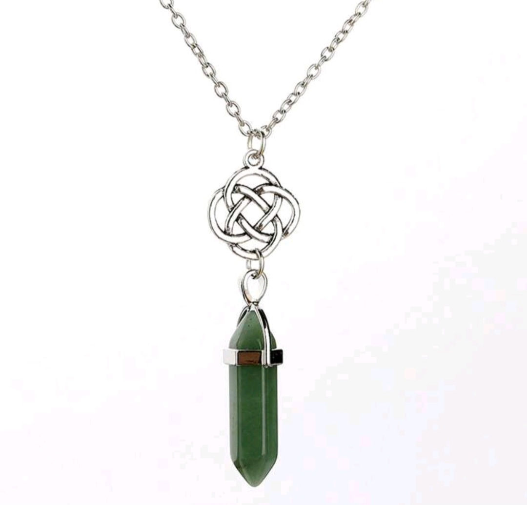 Serpentine Crystal Necklace in Gift Box