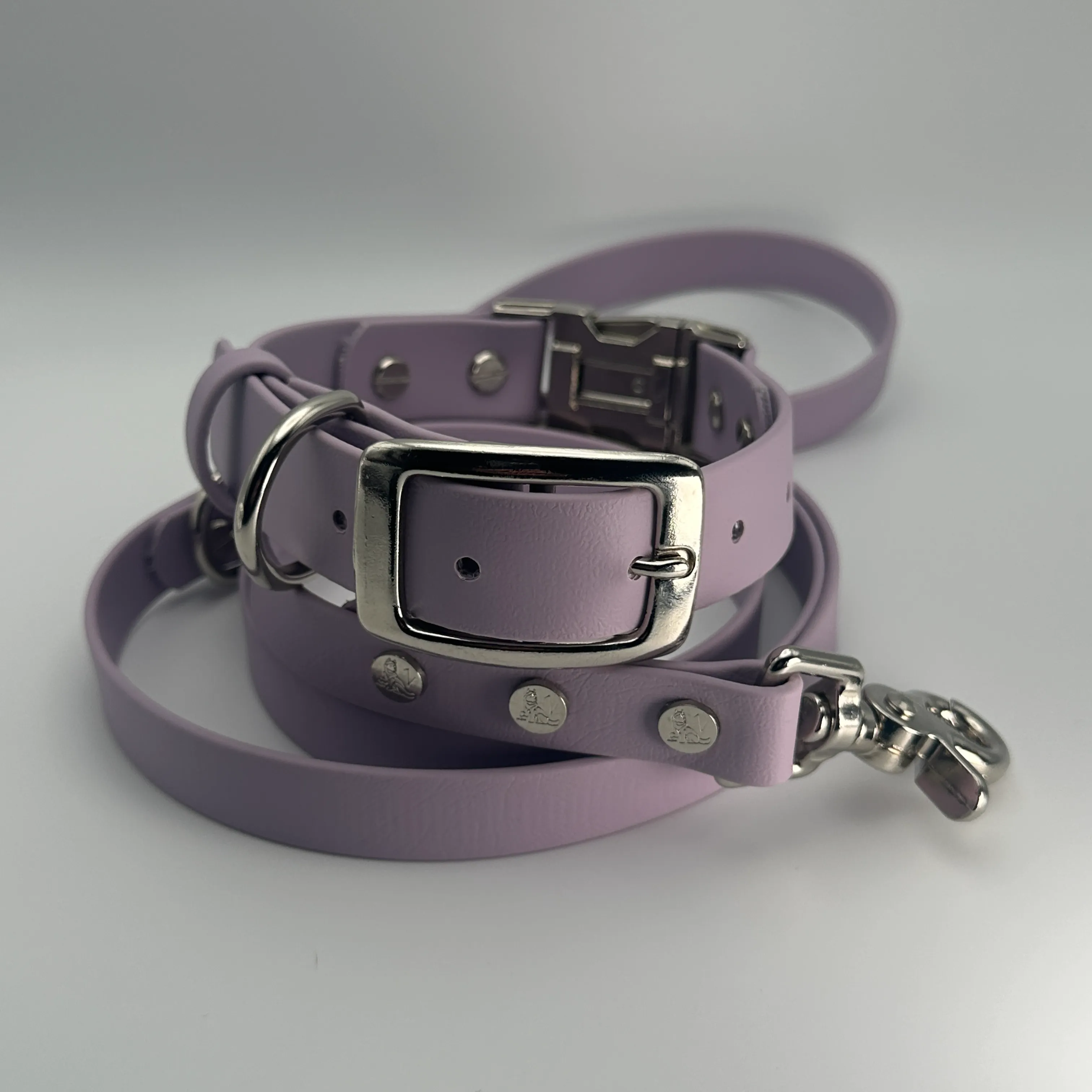 QuickAdapt Collar and Leash Set (Lavender)