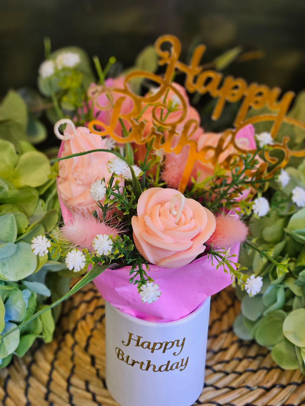 Mini Happy Birthday Candle Bouquet
