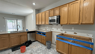 Cabinet Refacing Before & After