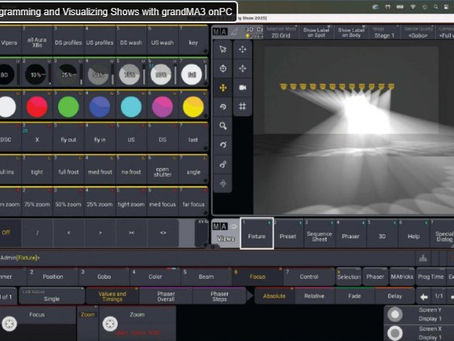 Pre-Programming and Visualizing Shows with grandMA3 onPC