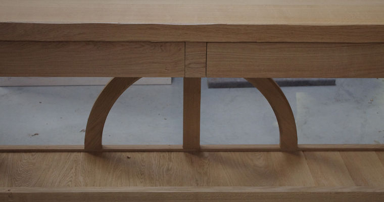 Bespoke Augustus pugin style prep console table