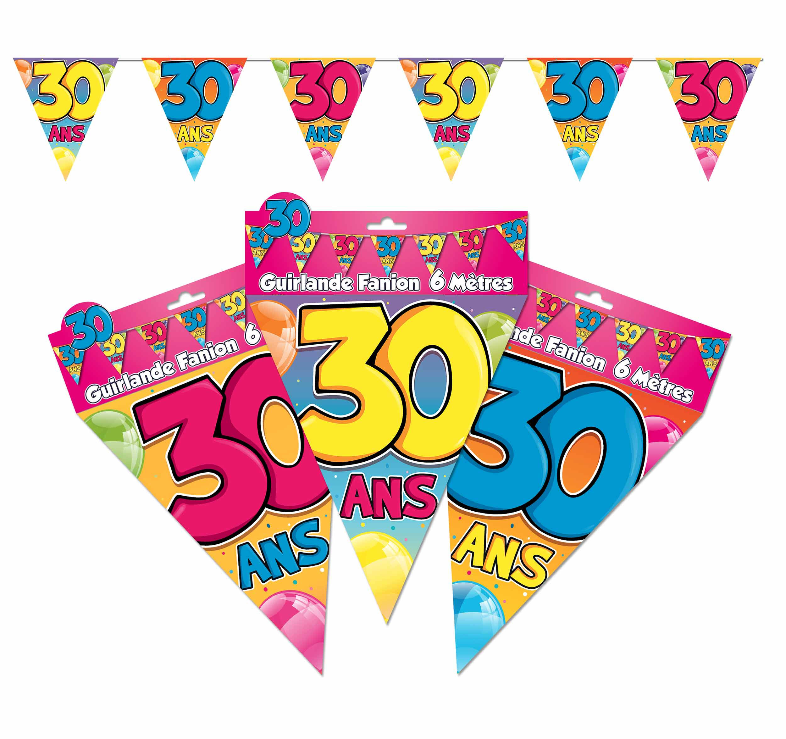 Guirlande fanion 30 ans