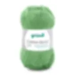 Fil à tricoter Grundl Cotton quick uni 100 % coton 165 vert sauge
