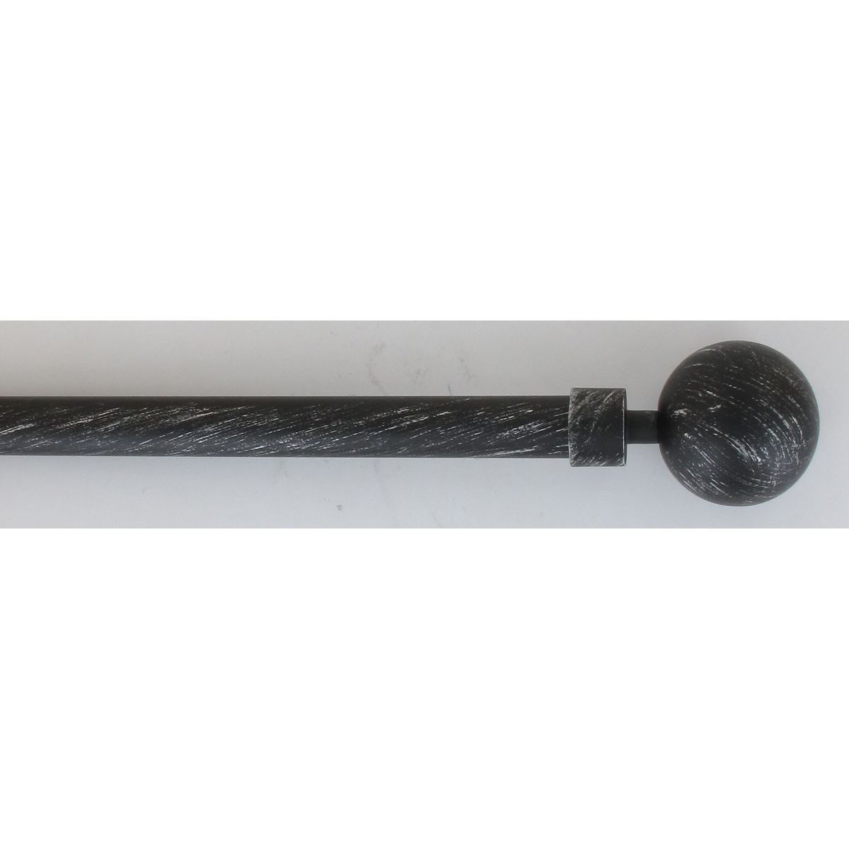 Kit ext 120-210 cm d19 embout basic - noir/argent