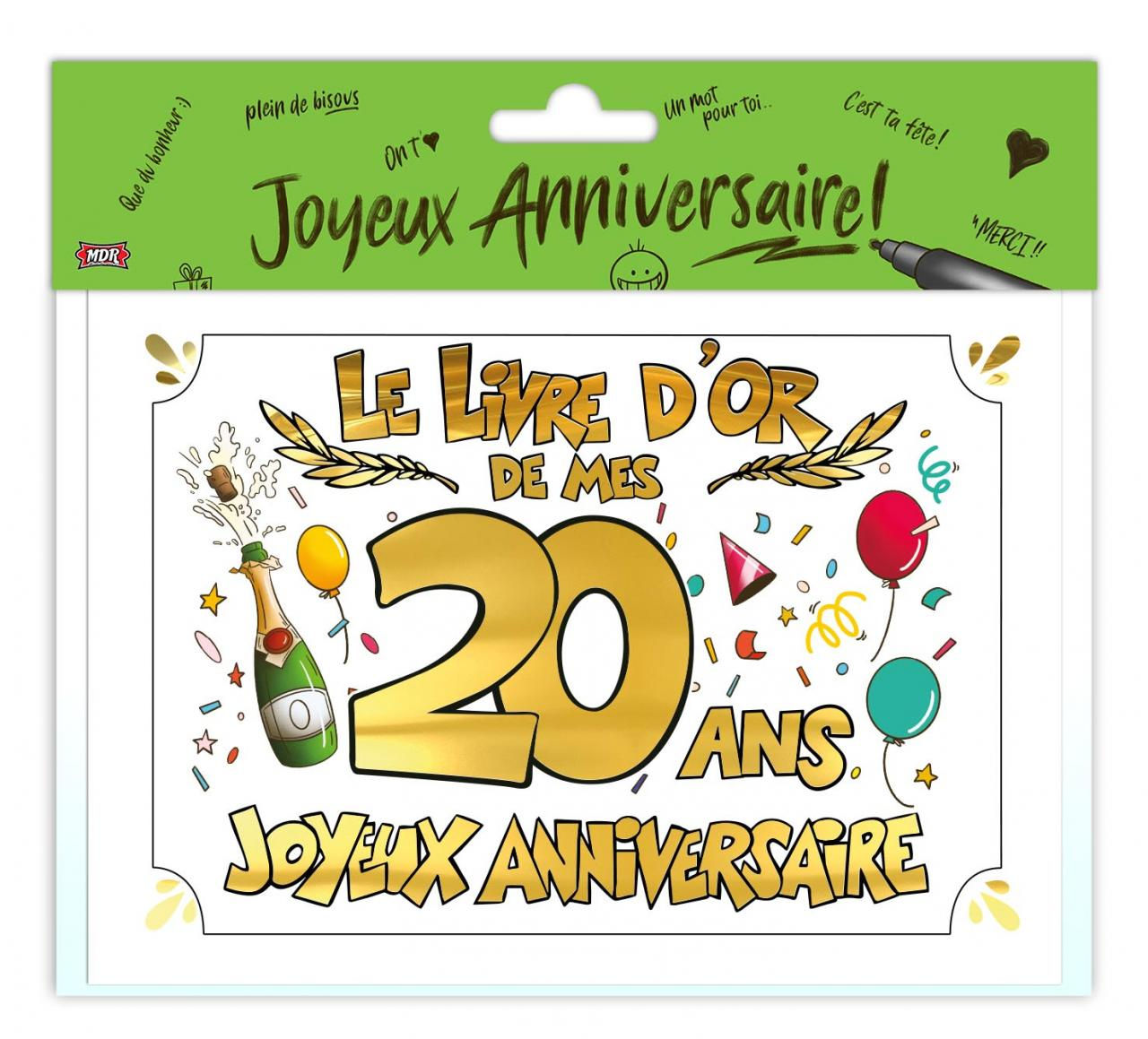 Livre d'or 20 ans
