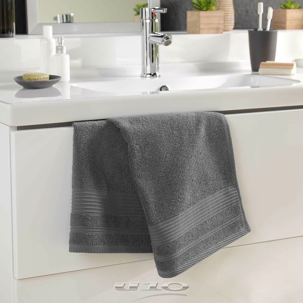 Miniature : Serviette de toilette 50 x 90 cm éponge unie tendresse